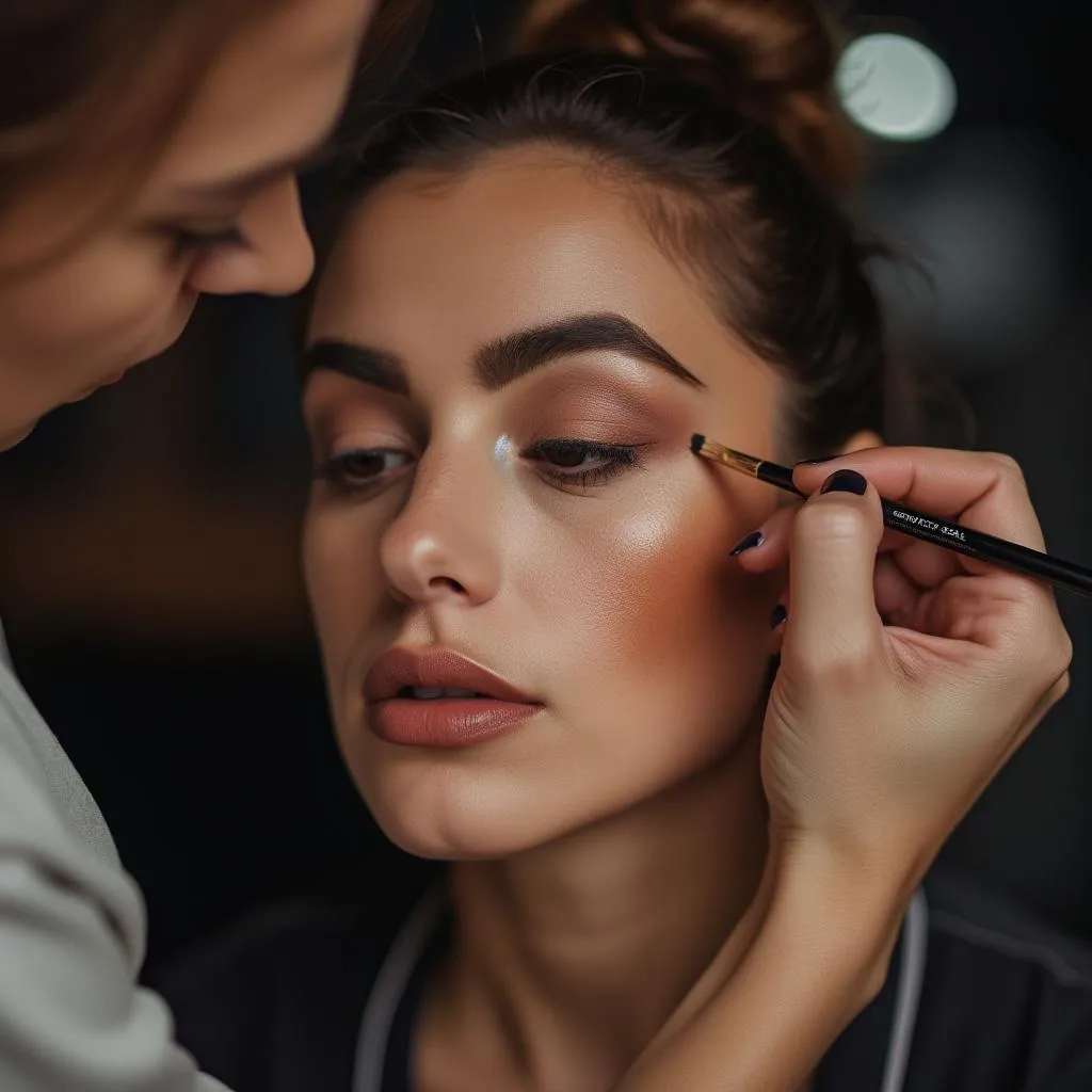 Cliente maquillador profesional